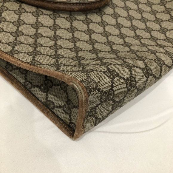 Gucci Beige and Brown vintage Tote Bag - Picture 5 of 15